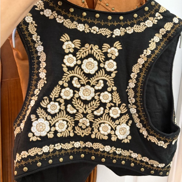 Leather Fringe Vest Bundle – Boho Western Festival Style Spell & The Gypsy - Picture 3 of 10